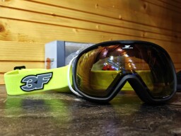 JUNIORSKÉ LYŽIARSKE OKULIARE 3F VISON PURE 2 BLACK-NEON YELLOW